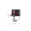 Compass 600 – schemat techniczny maszyny Pulldown/Dip z wymiarami.