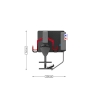 Compass 600 – schemat techniczny maszyny Shoulder Press/Vertical Rowing z wymiarami.
