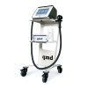 Aparat ULTRASOUND CRYO THERMAL na wózku z akcesoriami do terapii.