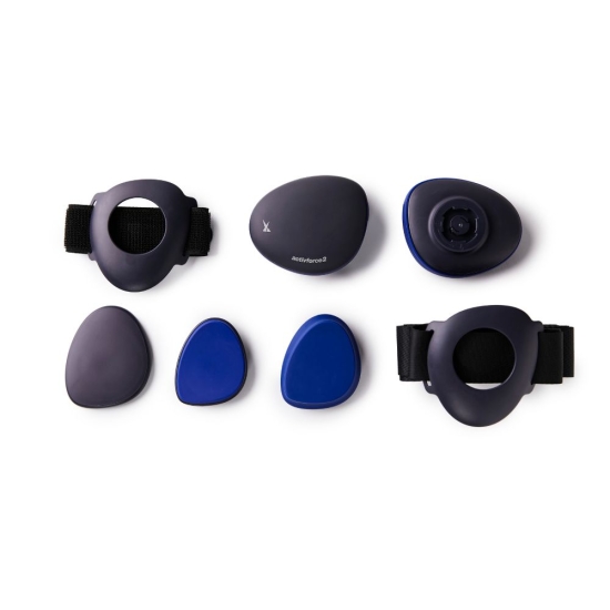 ActivForce2 – zestaw elementów urządzenia do pomiaru siły i zakresu ruchu.