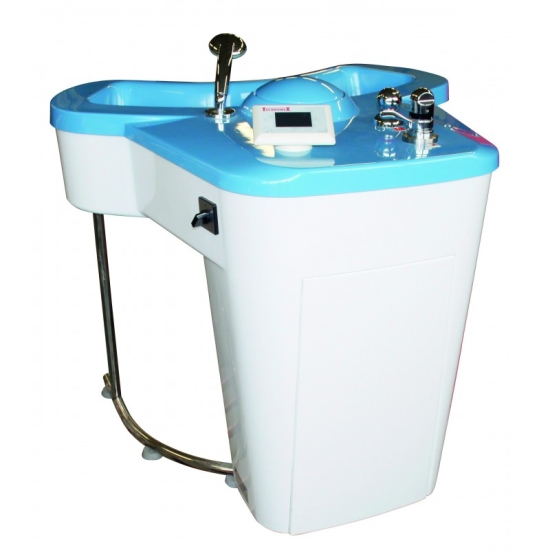 Castillo – wanna do masażu wirowego kończyn górnych z panelem sterowania i natryskiem.