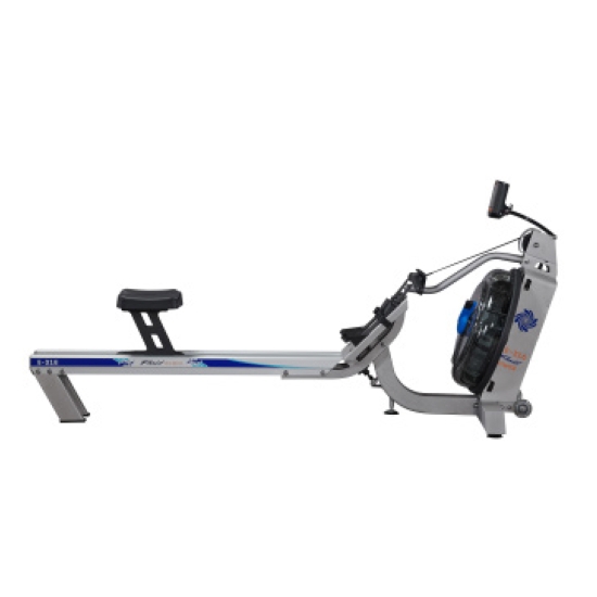 E350 – wioślarz wodny do treningu cardio i rehabilitacji, symulacja naturalnego ruchu wiosłowania.