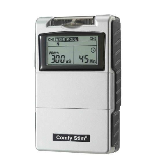 EV-806 Comfy Stim – przenośny elektrostymulator EMS i TENS z wyświetlaczem LCD.