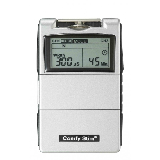 Comfy Stim EV-806 – elektrostymulator EMS i TENS, widok z przodu.