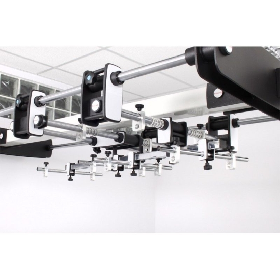 Levitas 3 – detal systemu mocowania i prowadnic urządzenia do terapii w podwieszeniu.