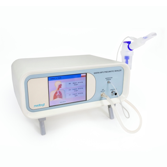 Marin MP3 – inhalator pneumatyczny z ekranem dotykowym i nebulizatorem.