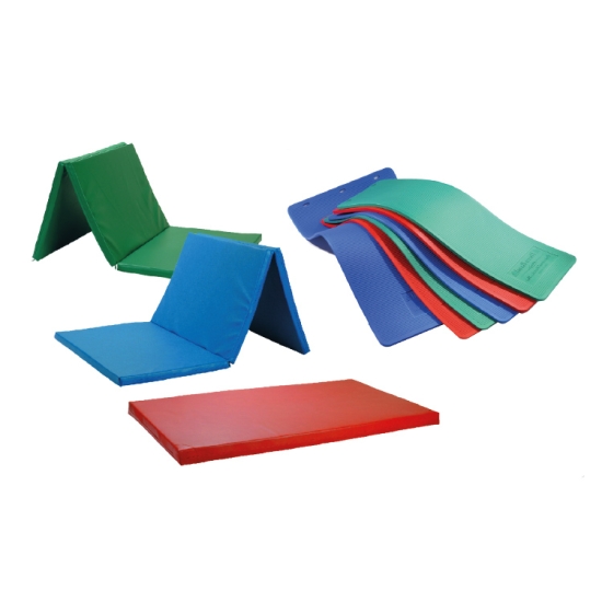 Maty i materace rehabilitacyjne oraz gimnastyczne – różne modele i kolory.