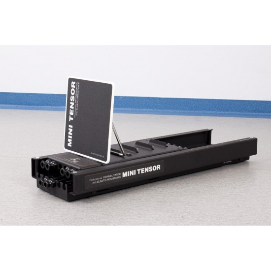 Mini Tensor – urządzenie do rehabilitacji kończyn z regulowaną płytą oporową.