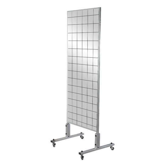 MIRR 1 – lustro korekcyjne pojedyncze na stelażu jezdnym z siatką pomocniczą.