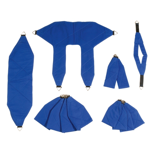 OGU-1 – różne rodzaje uprzęży i akcesoriów do zawieszeń terapeutycznych.