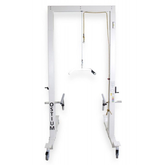 OSTIUM – urządzenie rehabilitacyjne do nauki chodu z uprzężą i podporami.