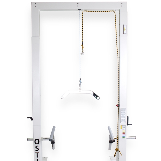 OSTIUM – konstrukcja urządzenia do nauki chodu z linami i uchwytem.