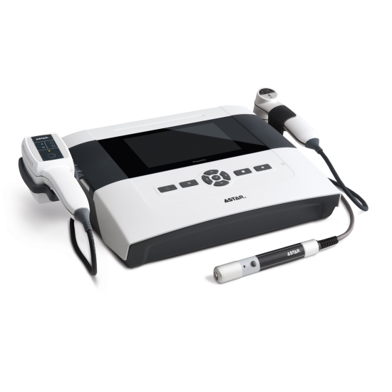 PhysioGo 601C – aparat do elektroterapii, ultradźwięków i terapii skojarzonej z aplikatorami.