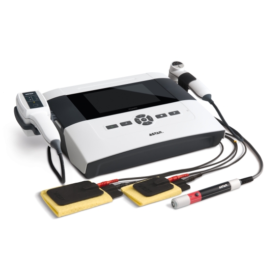 PhysioGo 701i – aparat do elektroterapii, ultradźwięków i terapii skojarzonej i laseroterapii.