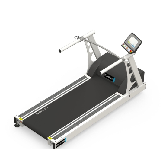 Bieżnia Pulsar do rehabilitacji i treningu chodu z opcją odciążania.