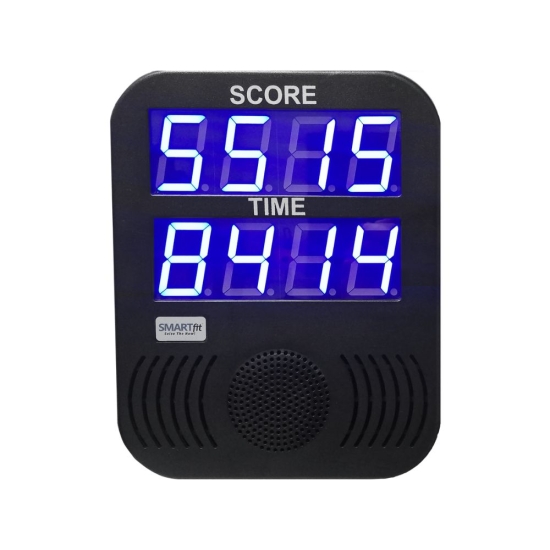 SMARTfit Low Impact Mini – licznik wyników z wyświetlaczem LED pokazującym punkty i czas.