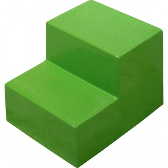 Stopień do wanny rehabilitacyjnej – zielony, dwustopniowy.