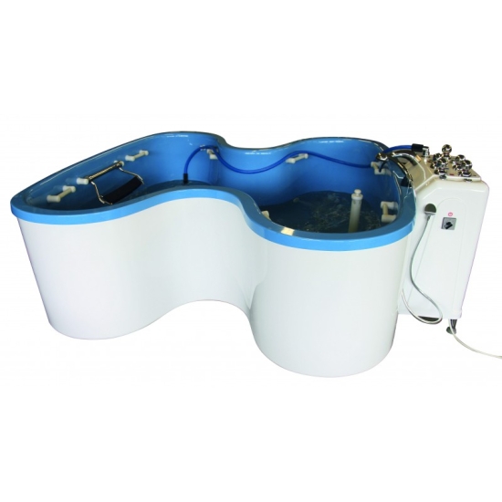 Wanna Hubbarda T-MOT z widocznym panelem sterującym i podłączeniami.