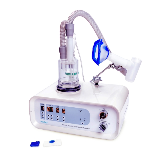 Tajfun 2 MU2 – inhalator ultradźwiękowy z maską do profesjonalnych inhalacji.