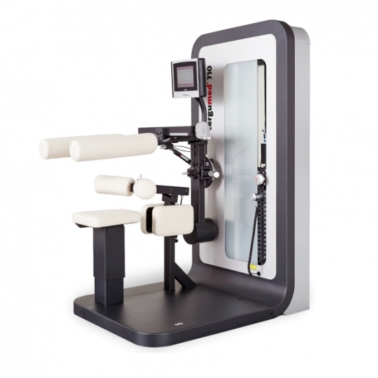 Tergumed® 710 Lateralflexion – aparat do terapii kręgosłupa, stanowisko treningowe do zgięcia bocznego.