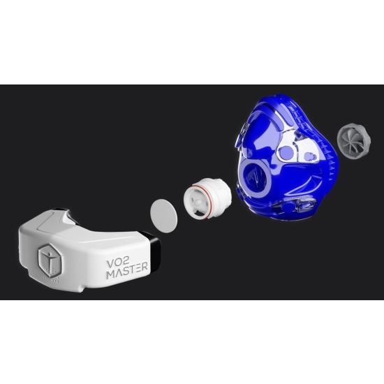 VO2 Master Analyzer – elementy zestawu pomiarowego w widoku rozłożonym.