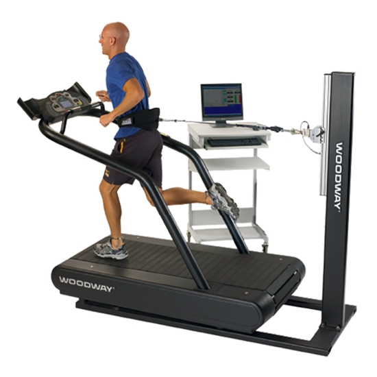 Woodway Force – bieżnia do ćwiczeń i diagnostyki z systemem oporu i komputerem pomiarowym.
