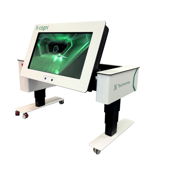 X-Cogni – system terapeutyczny z dużym ekranem dotykowym do ćwiczeń multisensorycznych.