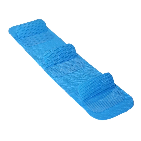 Taśma 6D w kolorze niebieskim – element zestawu do terapii blizn i obrzęków po operacji piersi.