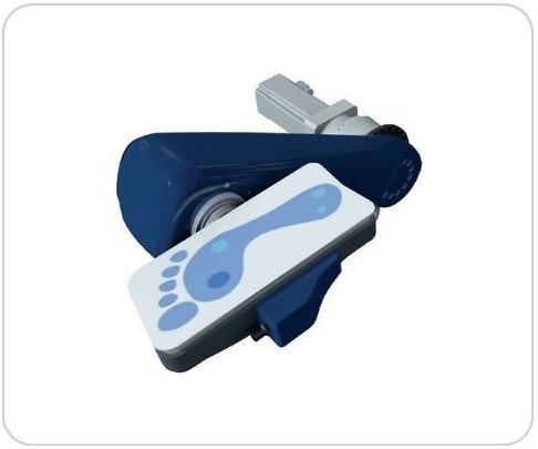 Podest stopy stosowany w systemie G-EO, przedstawiony jako samodzielny element konstrukcyjny.